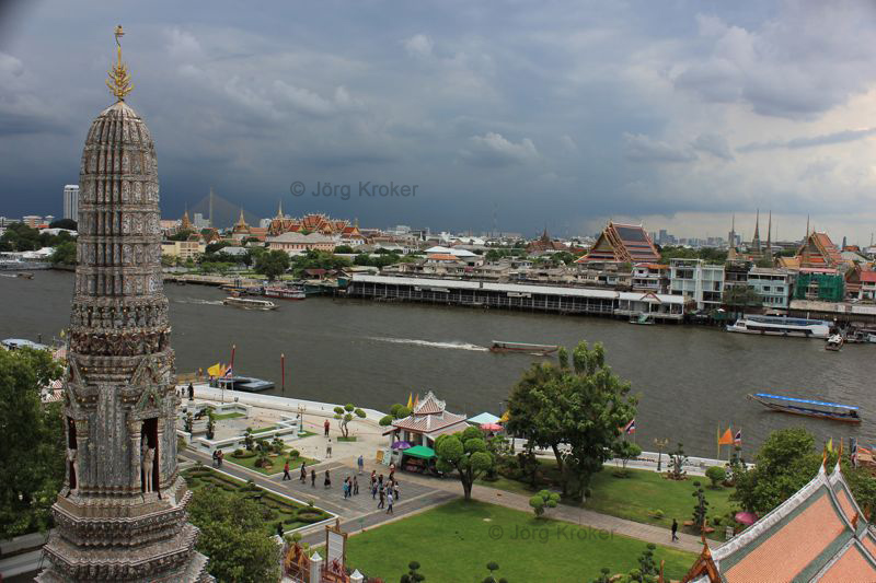 Bangkok Wat Arun und Königspalast
